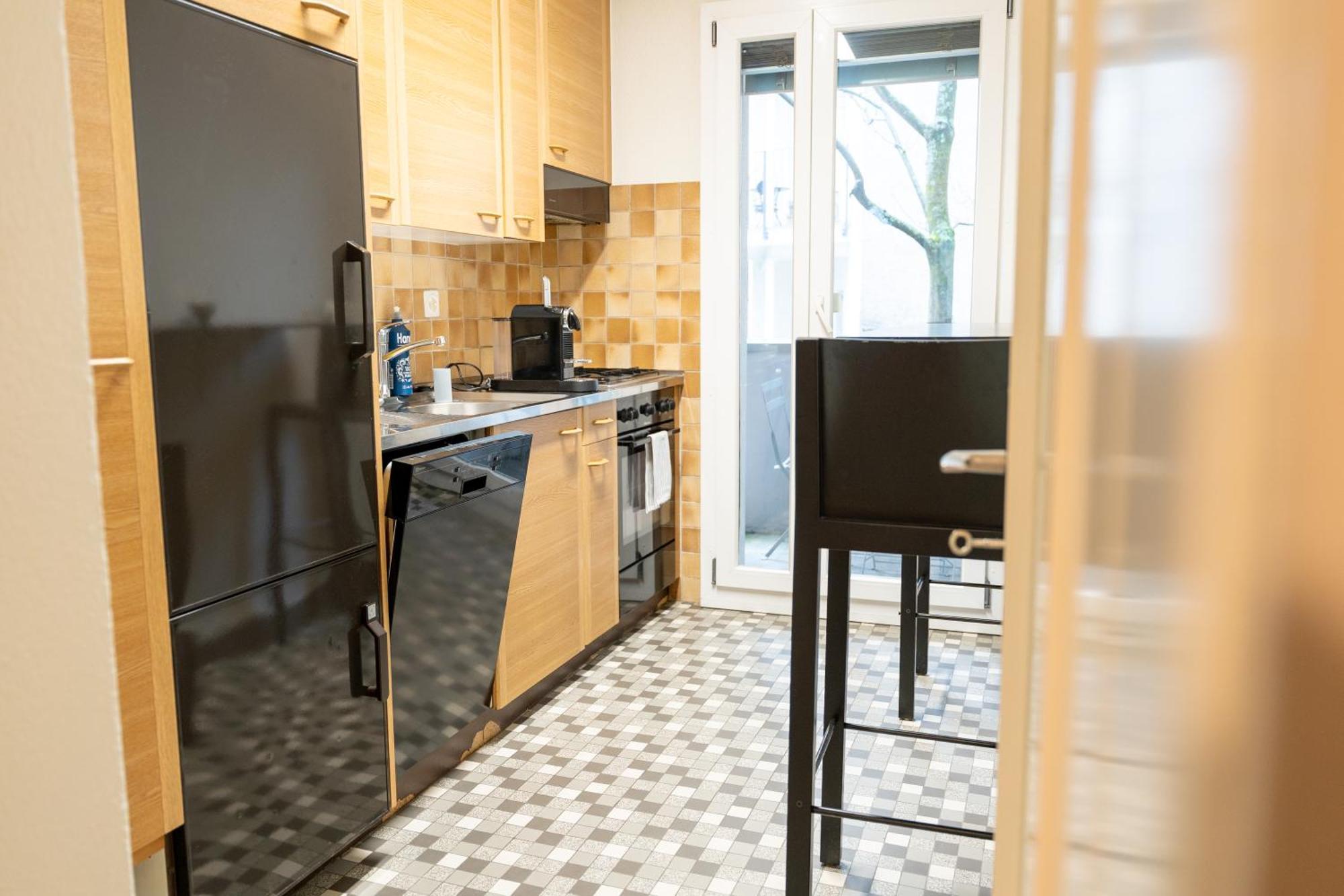 Gemuetliche Grosse Wohnung Naehe Uni Basilea Exterior foto